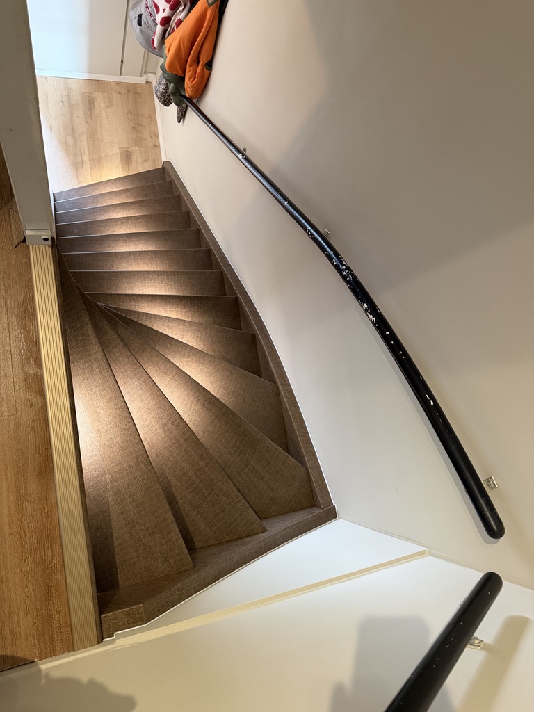 Lederlook decor Zoetermeer met LED Verlichting